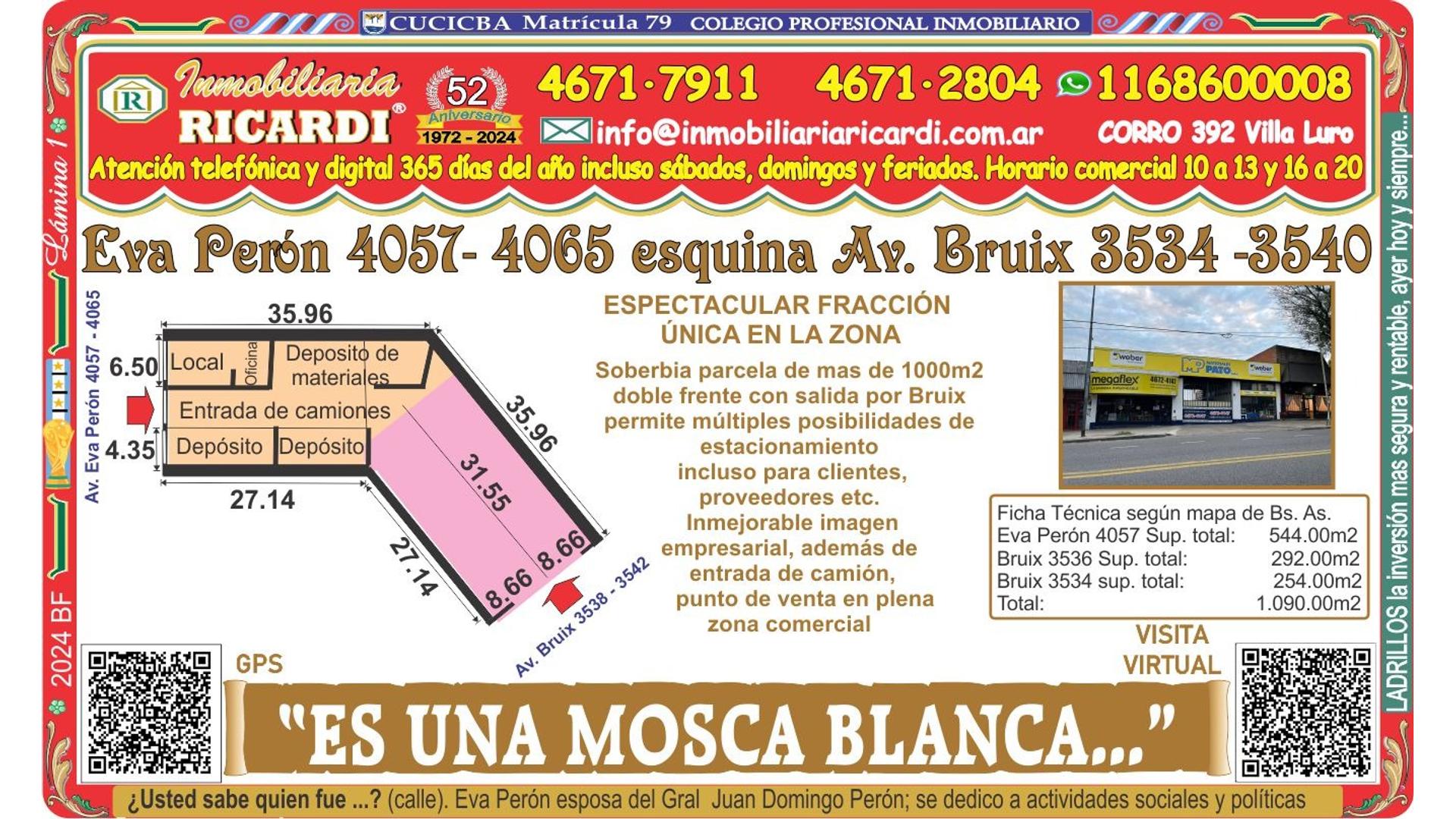 #5146343 | Alquiler | Galpón / Depósito / Bodega | Parque Avellaneda (Inmobiliaria Ricardi)