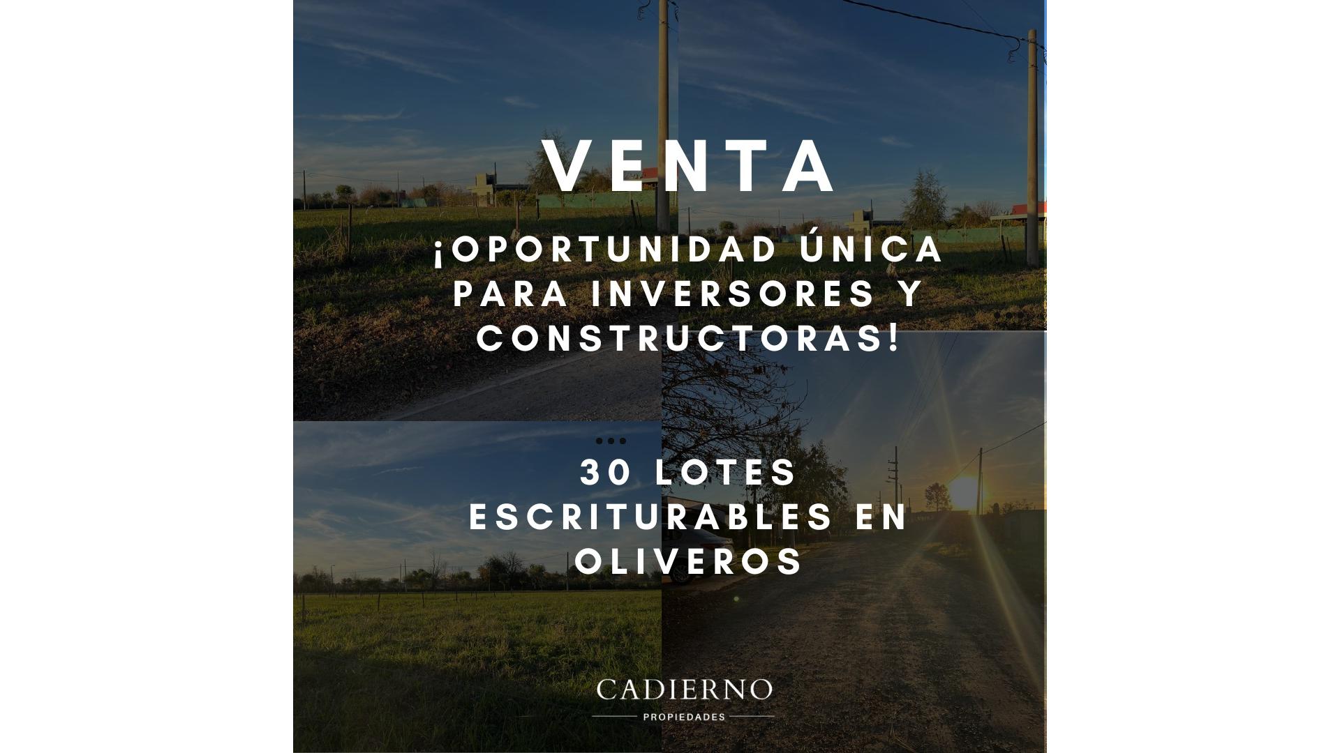 #5089966 | Venta | Lote | Oliveros (Ric - Carm Propiedades)