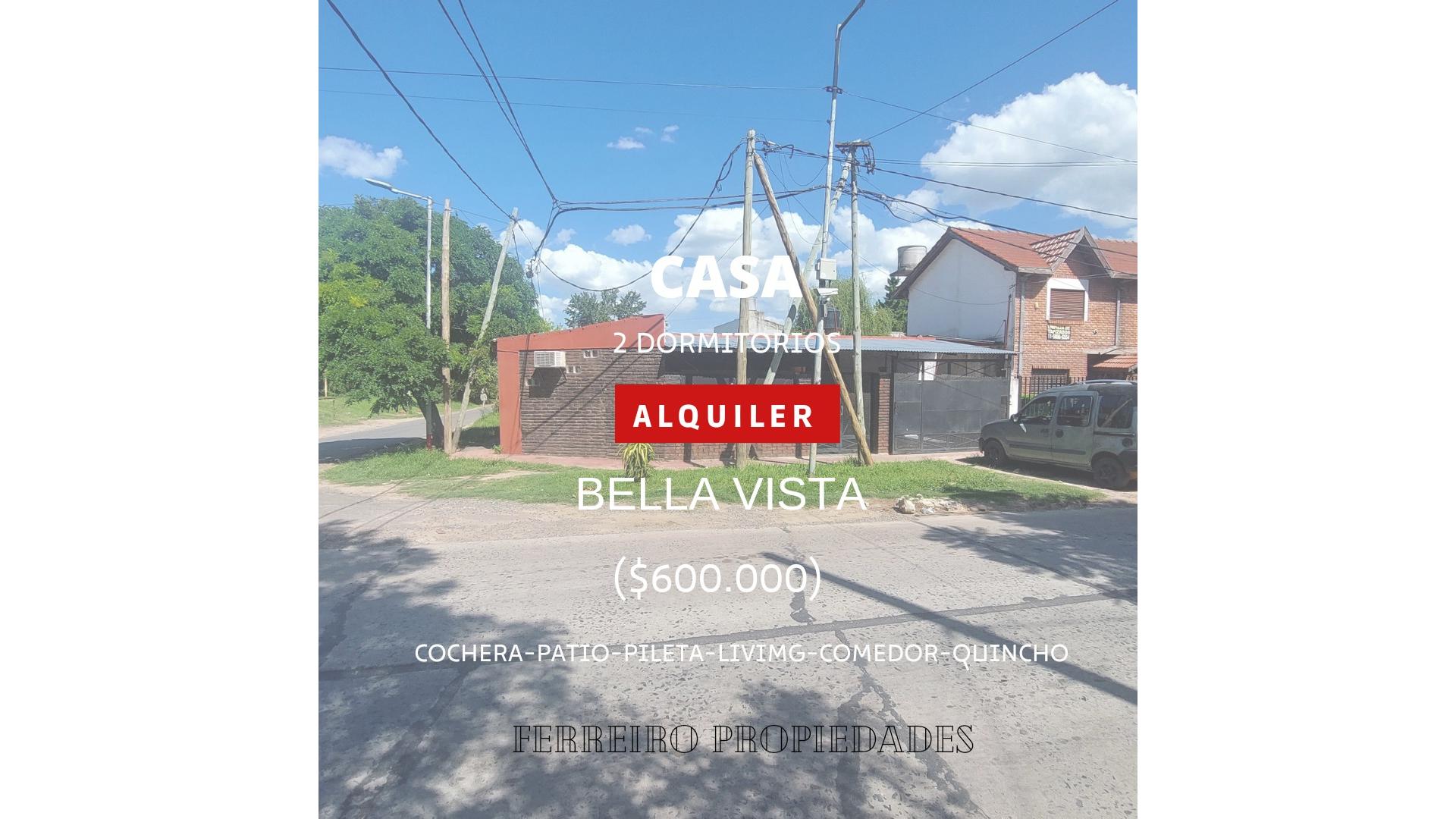 #5105101 | Alquiler | Casa | San Miguel (Ferreiro Propiedades)