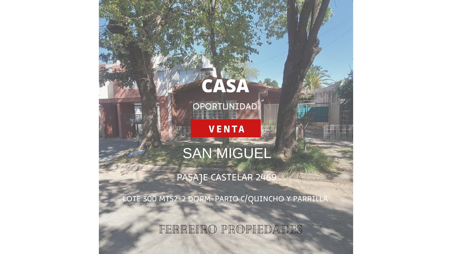 #5105074 | Sale | House | San Miguel (Ferreiro Propiedades)