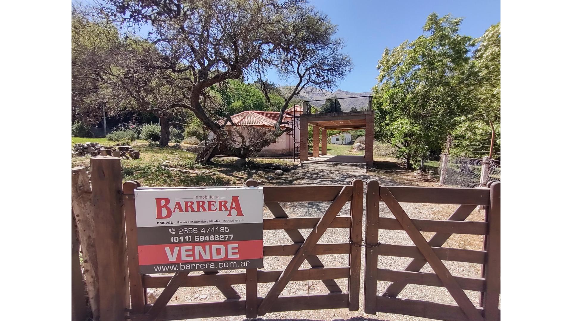 #5111738 | Venta | Casa | Merlo (Barrera y Asoc.)