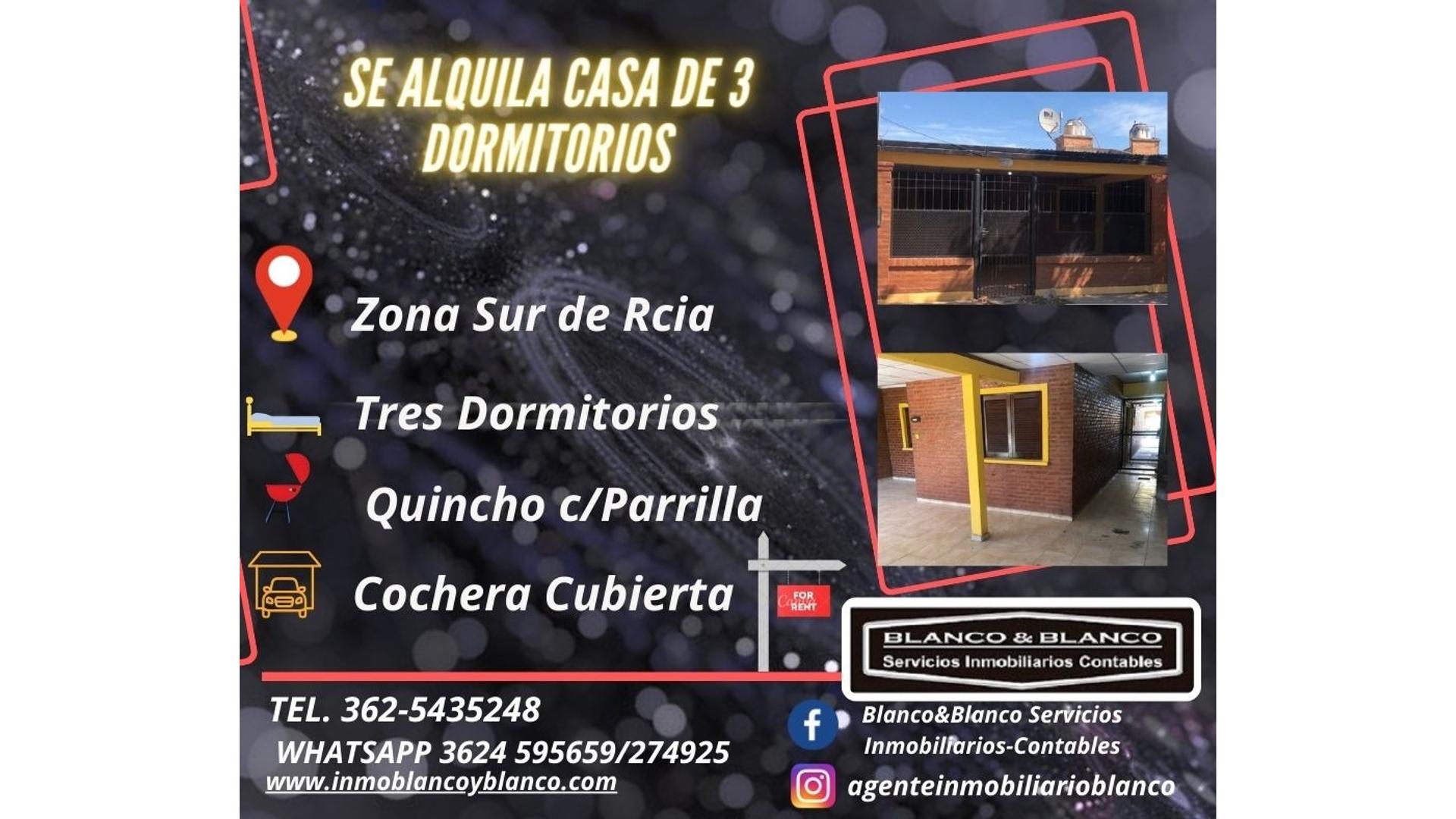 #5118342 | Alquiler | Casa | Resistencia (Blanco & Blanco  Servicios Inmobiliarios)