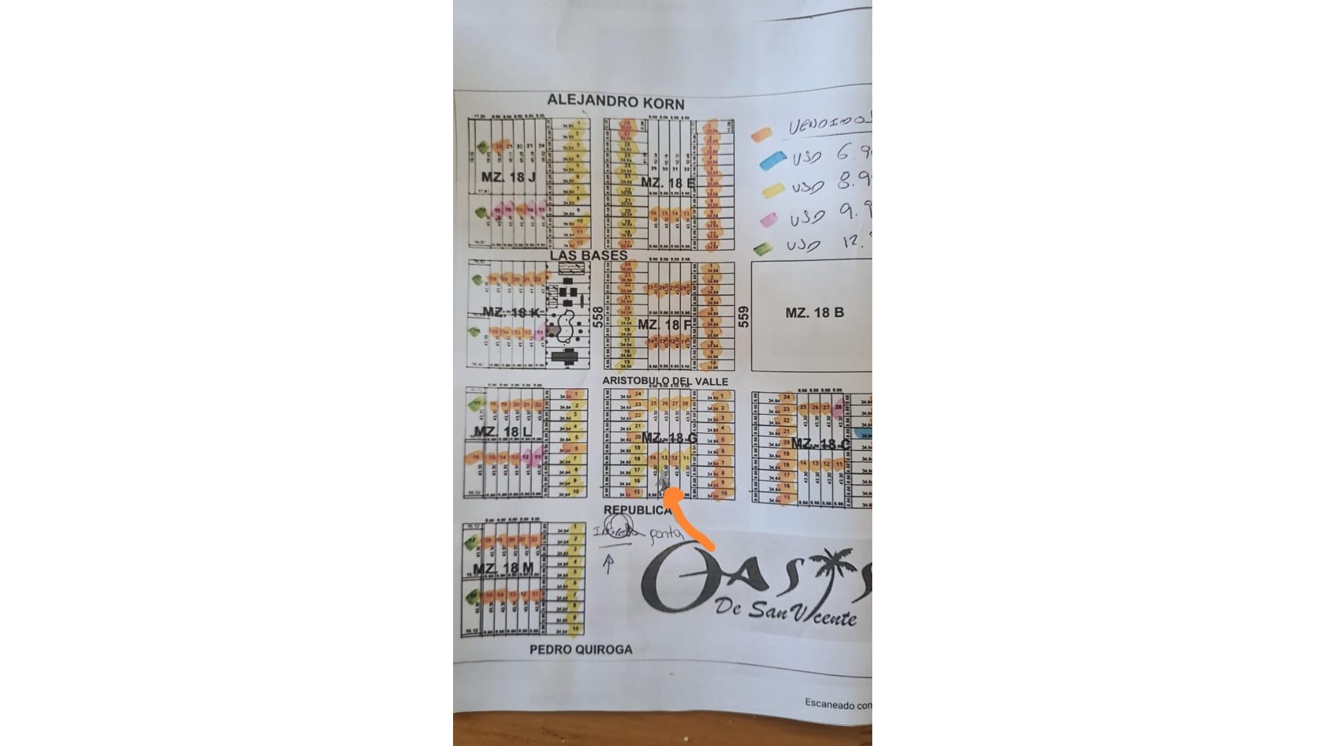 #5126344 | Sale | Lot | San Vicente (Yesica Magallanes)
