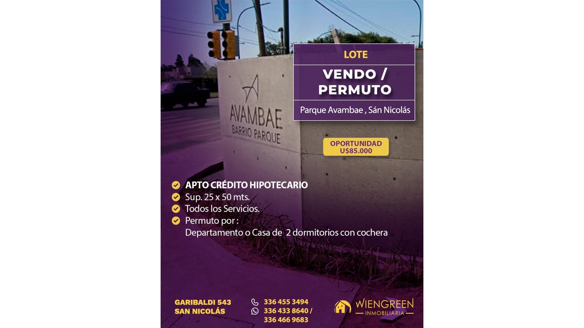 #5132133 | Venta | Lote | San Nicolas De Los Arroyos (Inmobiliaria Wiengreen)
