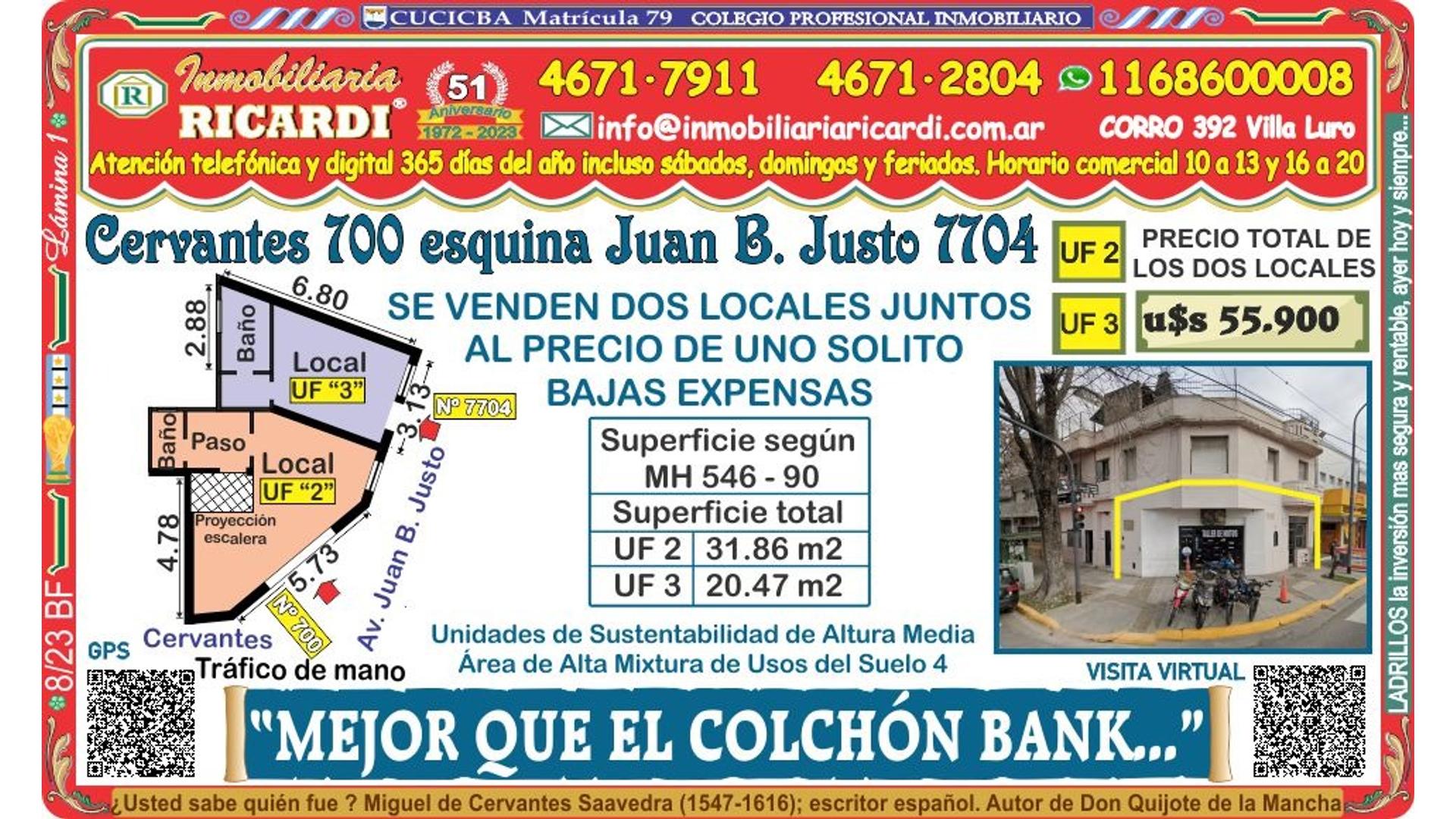 #5003699 | Venta | Local | Velez Sarsfield (Inmobiliaria Ricardi)