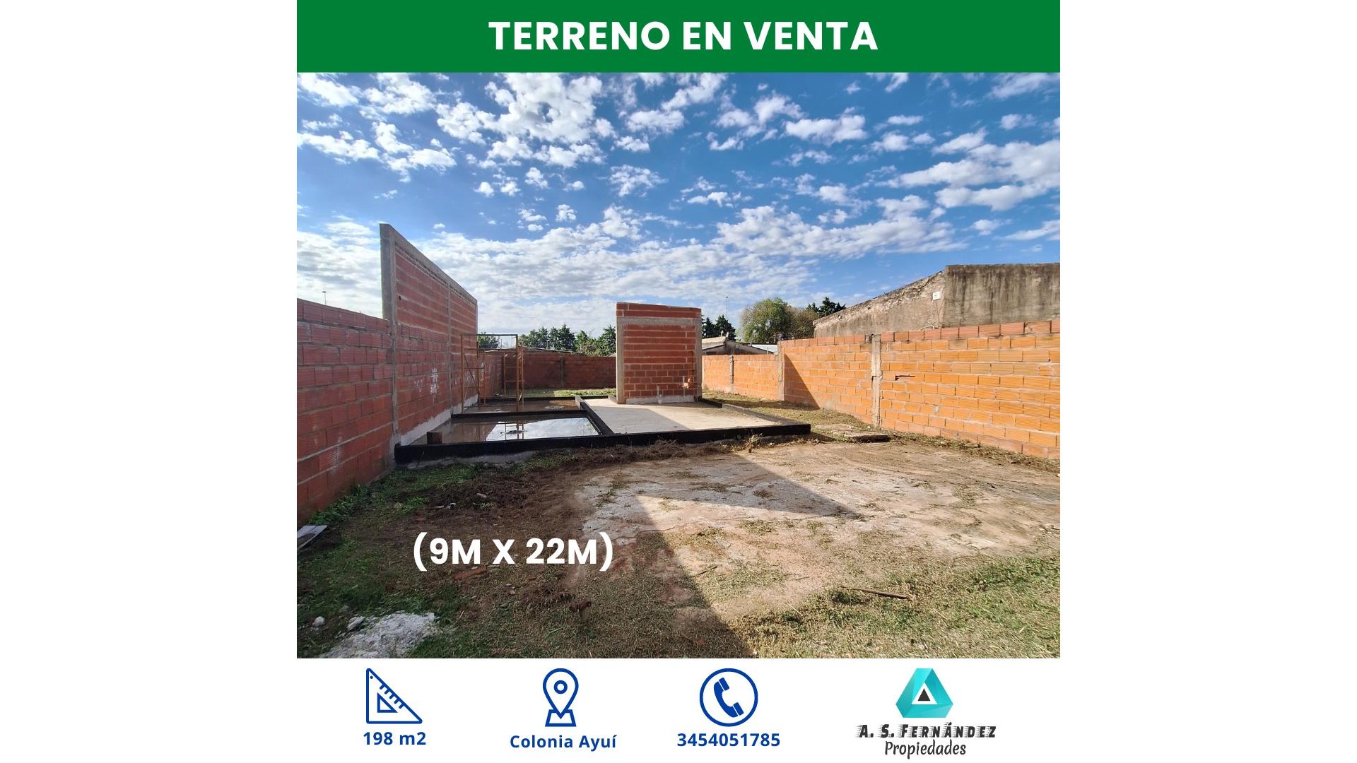 #5282677 | Venta | Lote | Concordia (A.S. Fernández Propiedades)