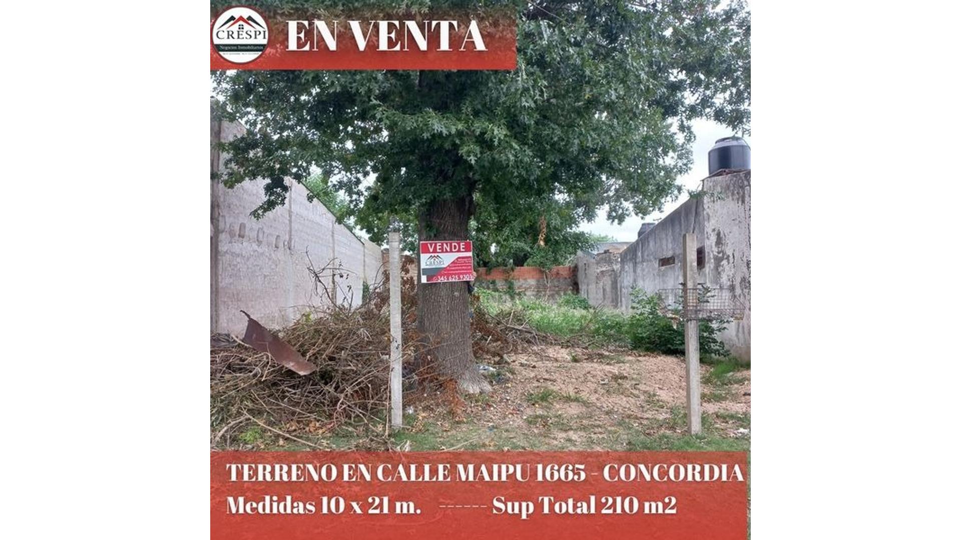 #5340095 | Venta | Lote | Concordia (Crespi Negocios Inmobiliarios)