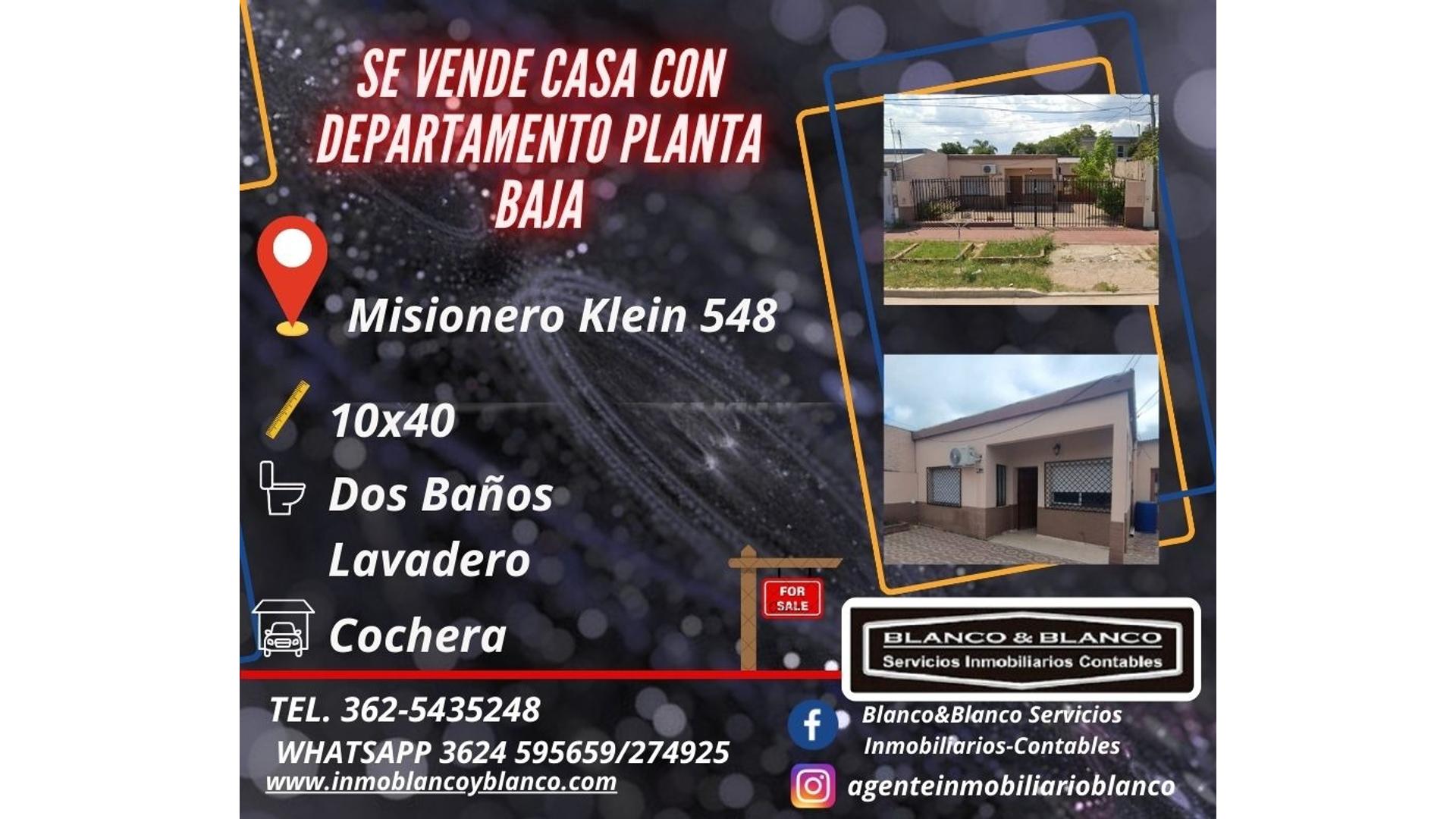 #5348242 | Venta | Casa | Resistencia (Blanco & Blanco  Servicios Inmobiliarios)