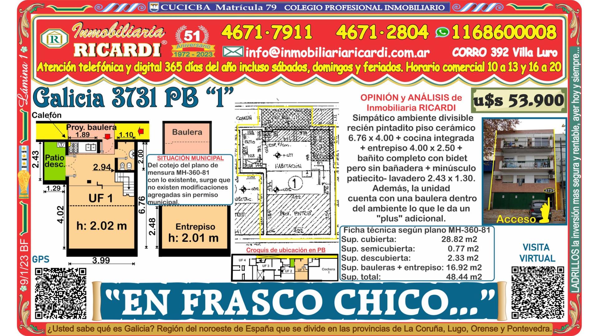 #5355438 | Venta | PH | Floresta (Inmobiliaria Ricardi)