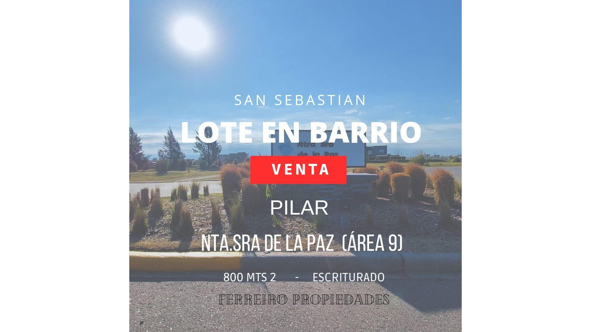 #5356038 | Venta | Lote | Pilar (Ferreiro Propiedades)