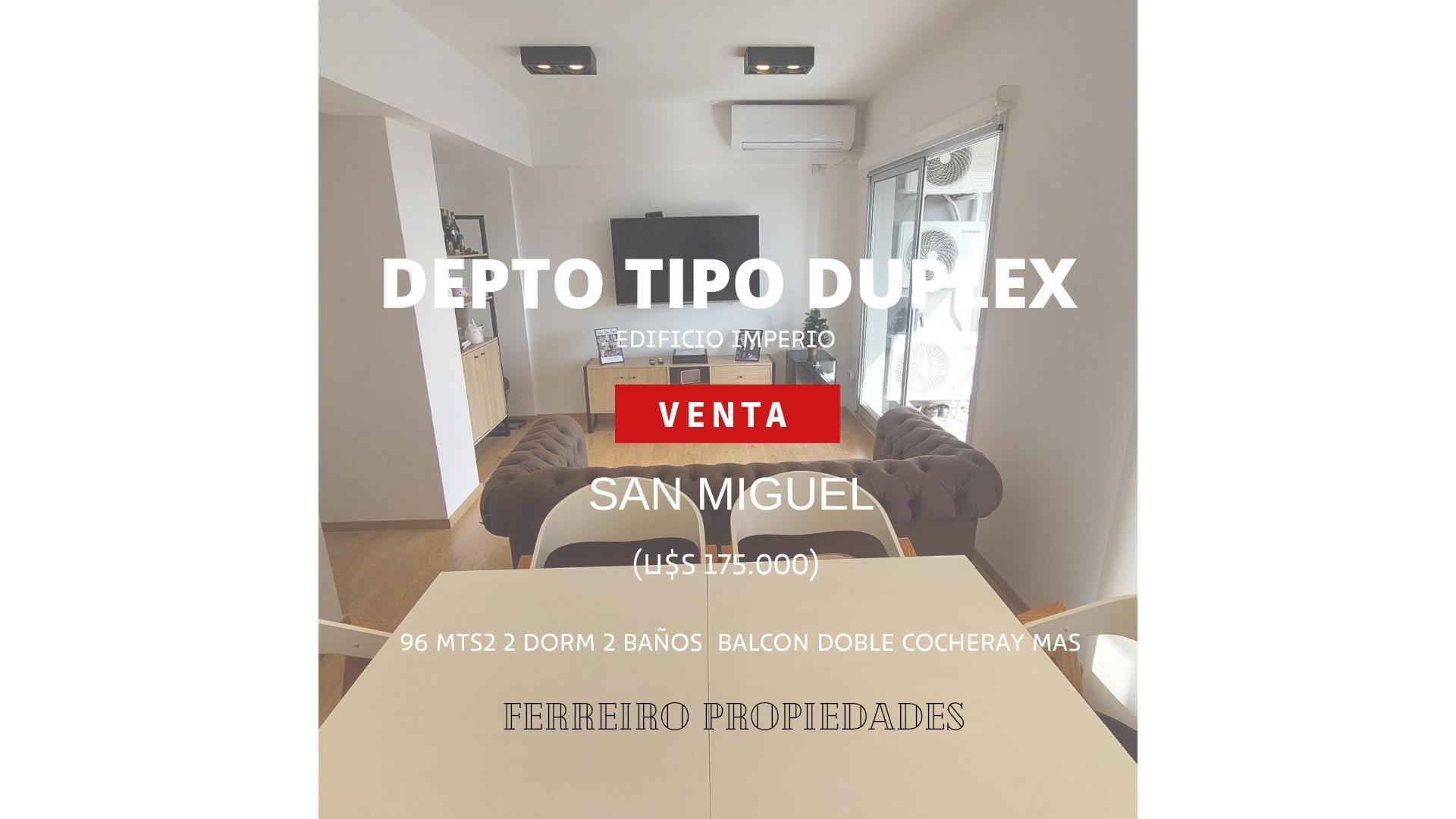 #5356011 | Venta | Departamento | San Miguel (Ferreiro Propiedades)