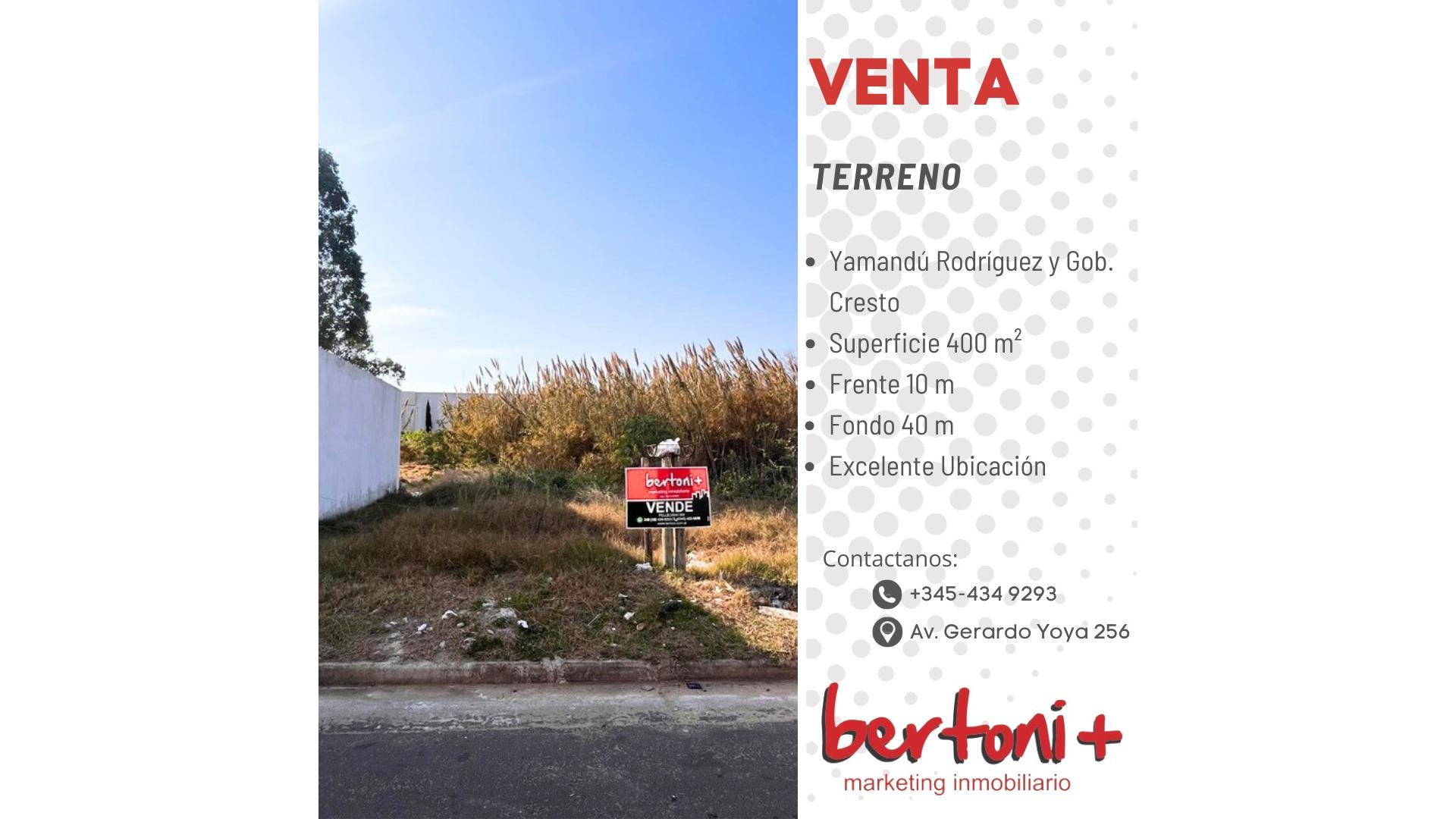 #5358431 | Venta | Lote | Concordia (Bertoni + Marketing Inmobiliario)