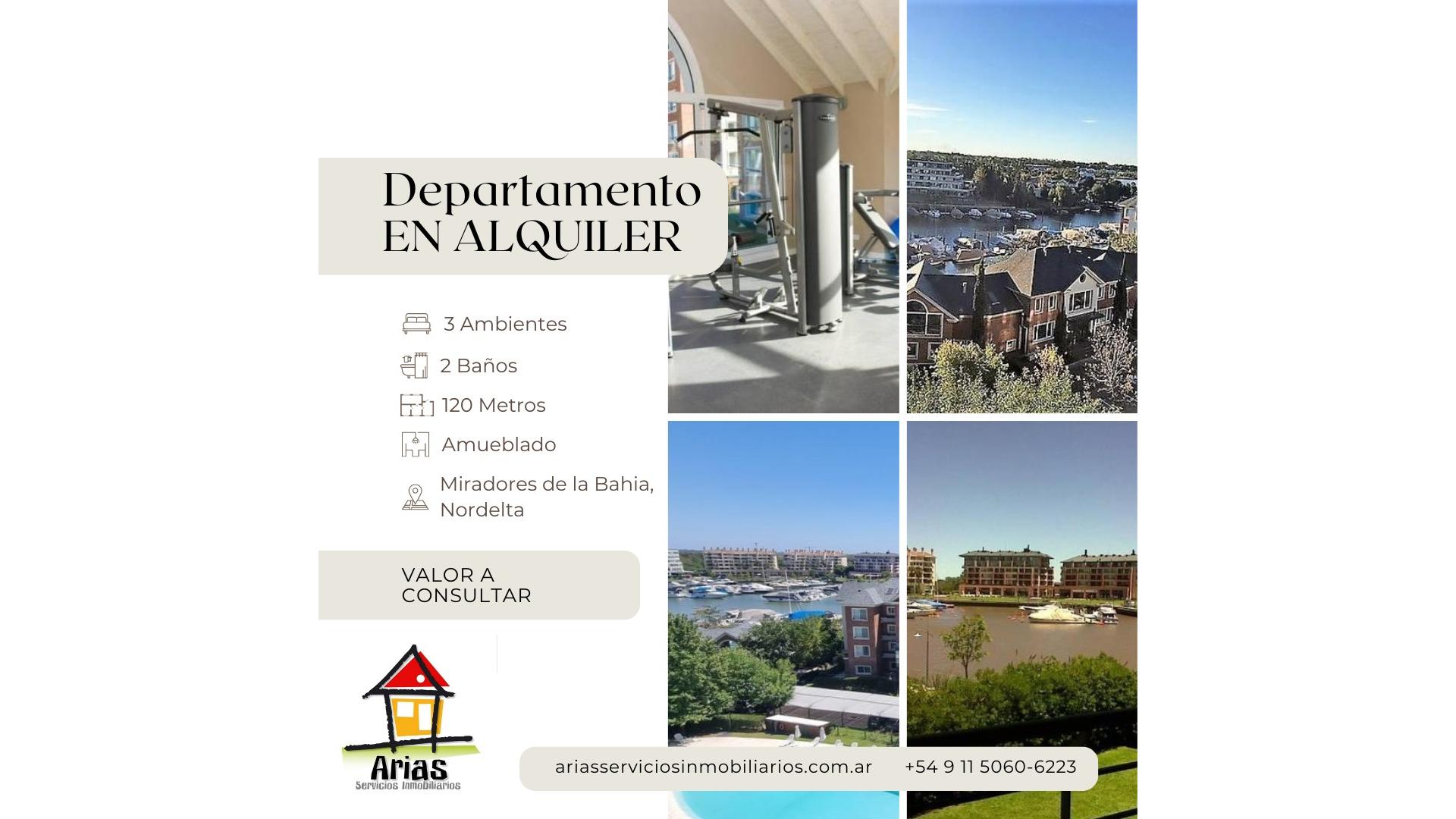 #5363675 | Alquiler | Departamento | Tigre (Arias Servicios Inmobiliarios)