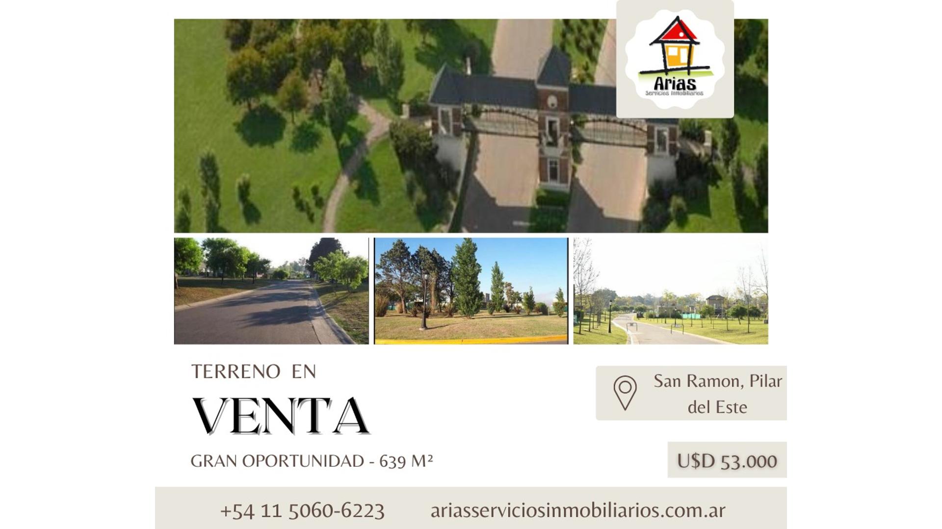 #5364659 | Venta | Lote | Pilar (Arias Servicios Inmobiliarios)