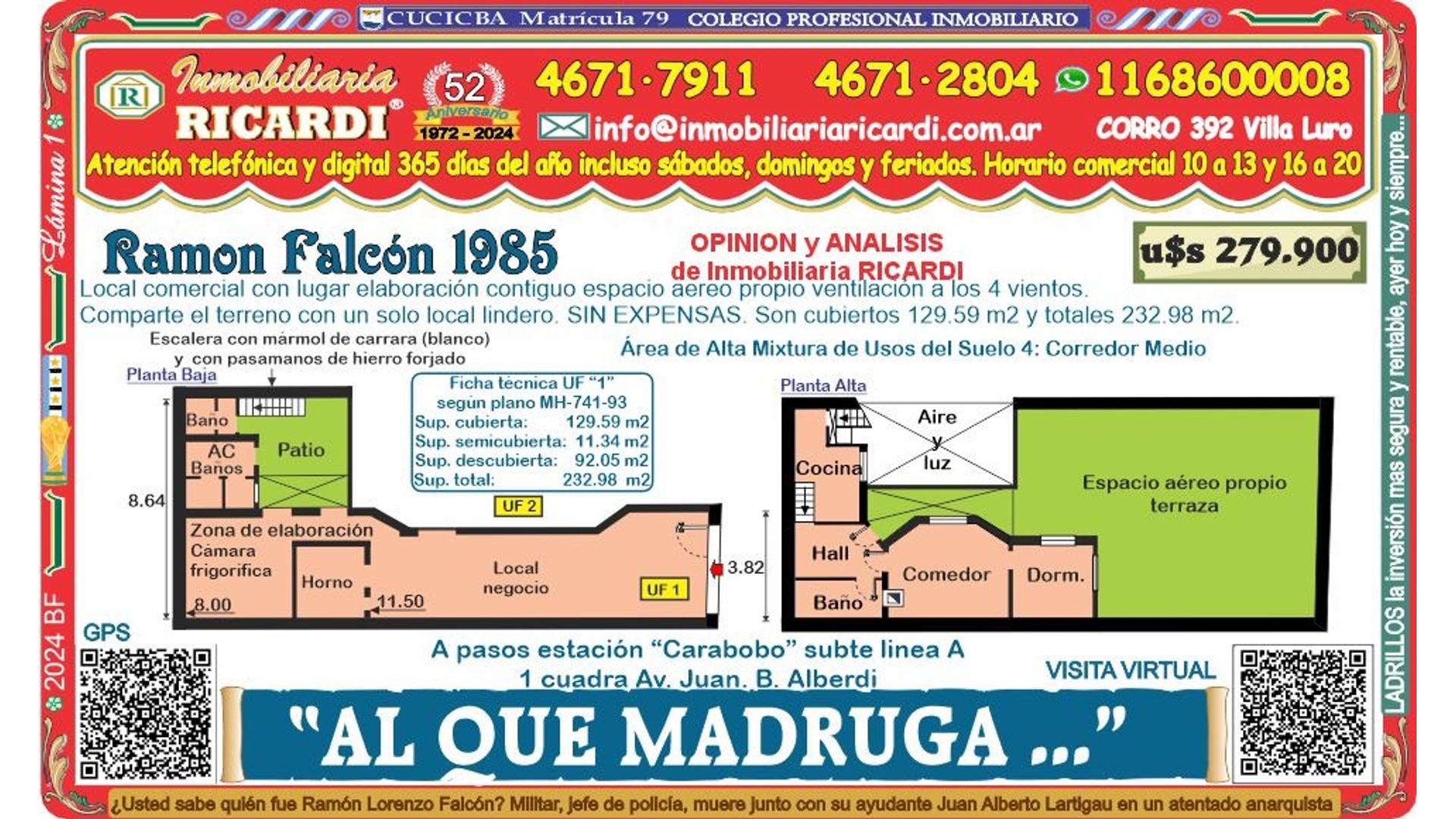 #5358508 | Venta | Local | Flores (Inmobiliaria Ricardi)