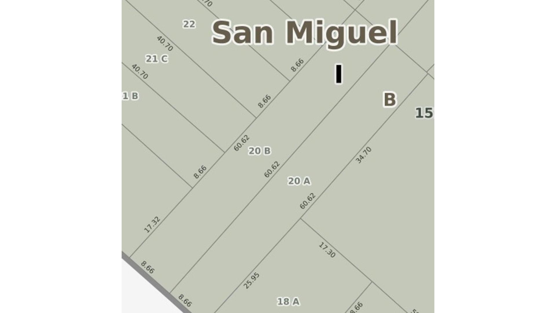 #5354765 | Sale | Lot | San Miguel (Ferreiro Propiedades)