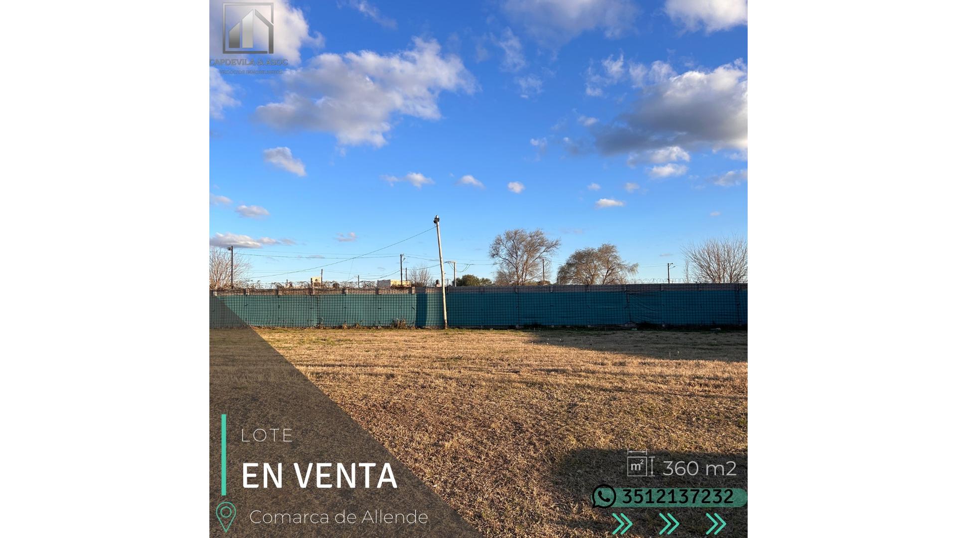 #5368381 | Venta | Lote | Villa Allende (CAPDEVILA&ASOC)