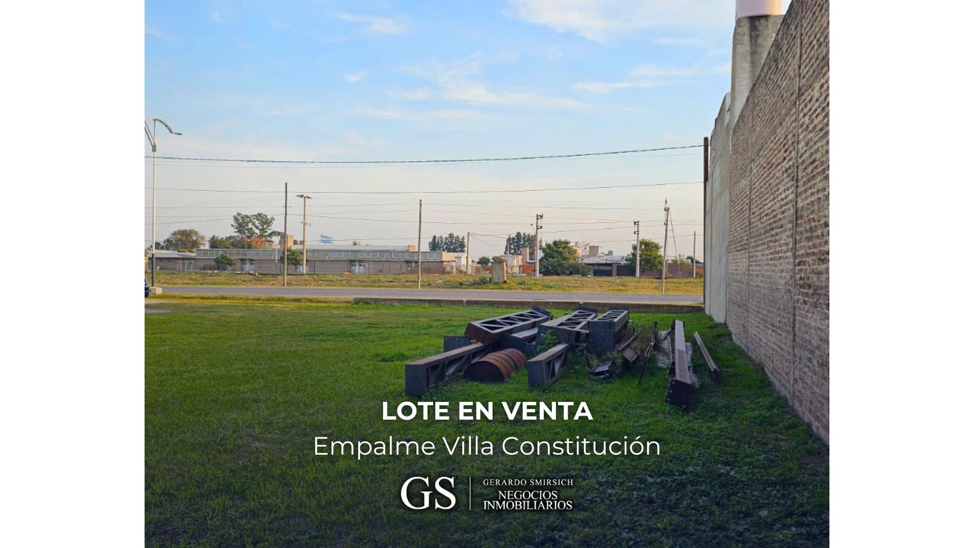 #5375209 | Venta | Lote | Empalme Villa Constitucion (Gerardo Smirsich - Negocios Inmobiliarios)