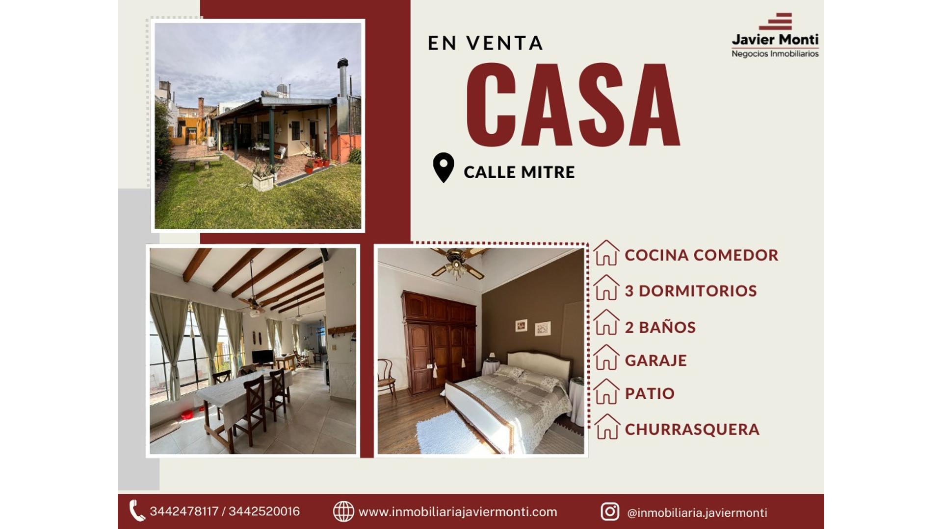 #5376465 | Venta | Casa | Concepcion Del Uruguay (Javier Monti)