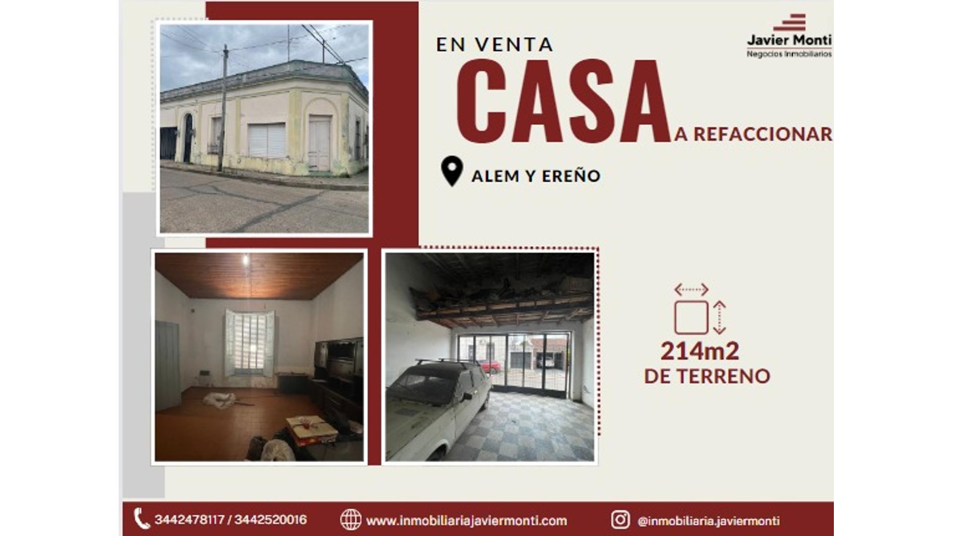 #3468847 | Venta | Casa | Concepcion Del Uruguay (Javier Monti)