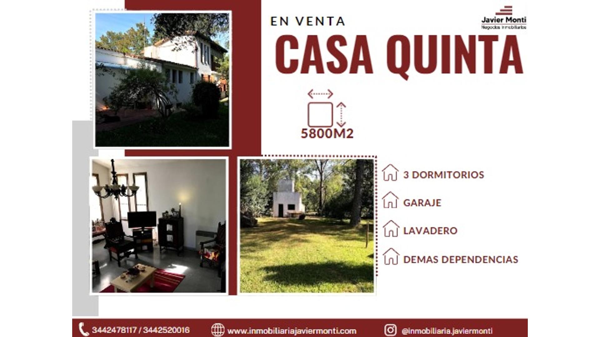 #1027617 | Venta | Casa Quinta | Concepcion Del Uruguay (Javier Monti)