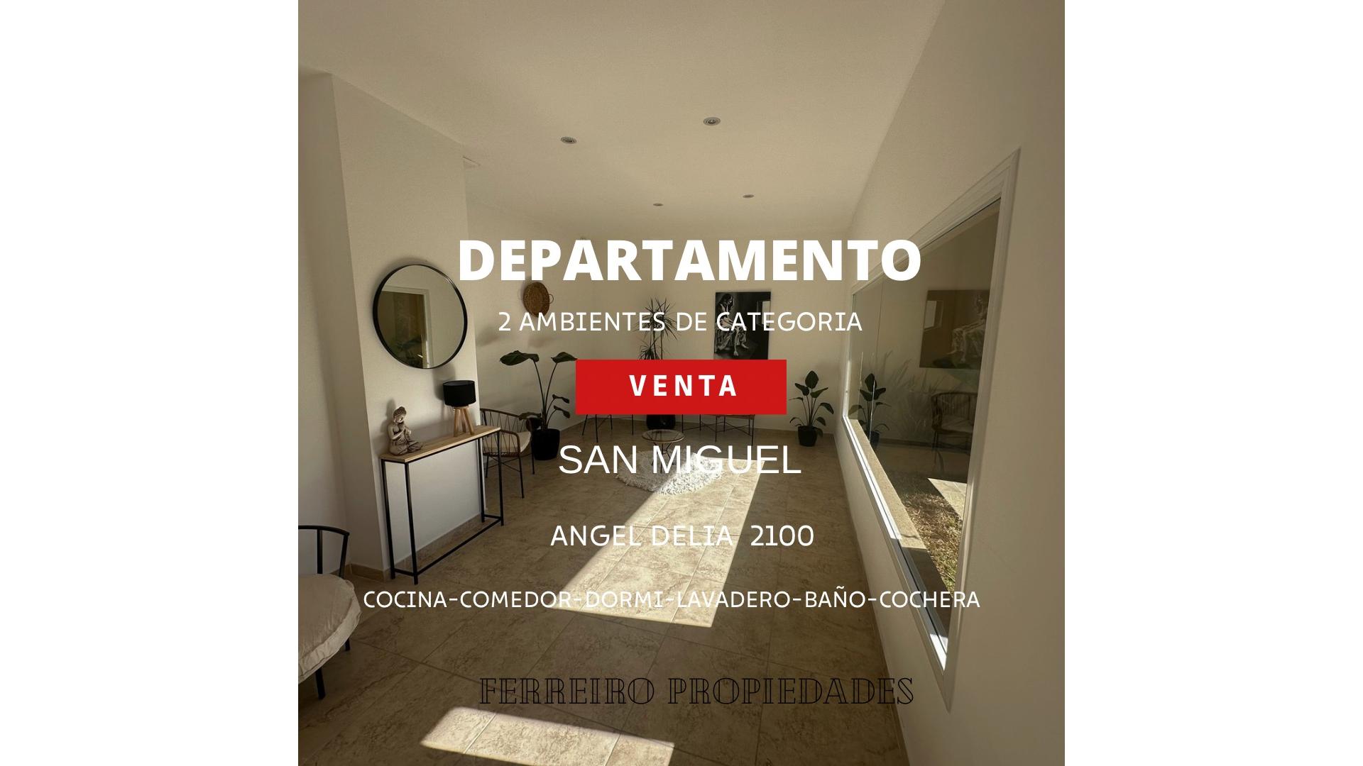 #5377032 | Venta | Departamento | San Miguel (Ferreiro Propiedades)