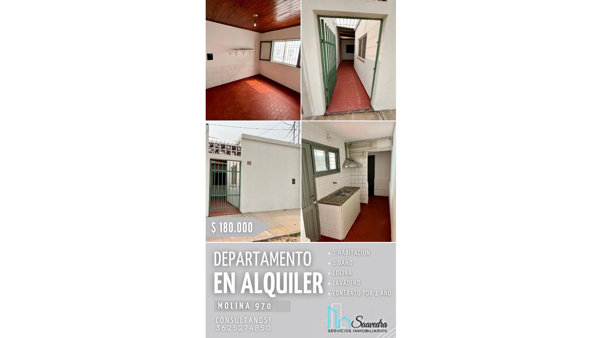 #5376530 | Alquiler | Departamento | Resistencia (Saavedra Servicios Inmobiliarios)