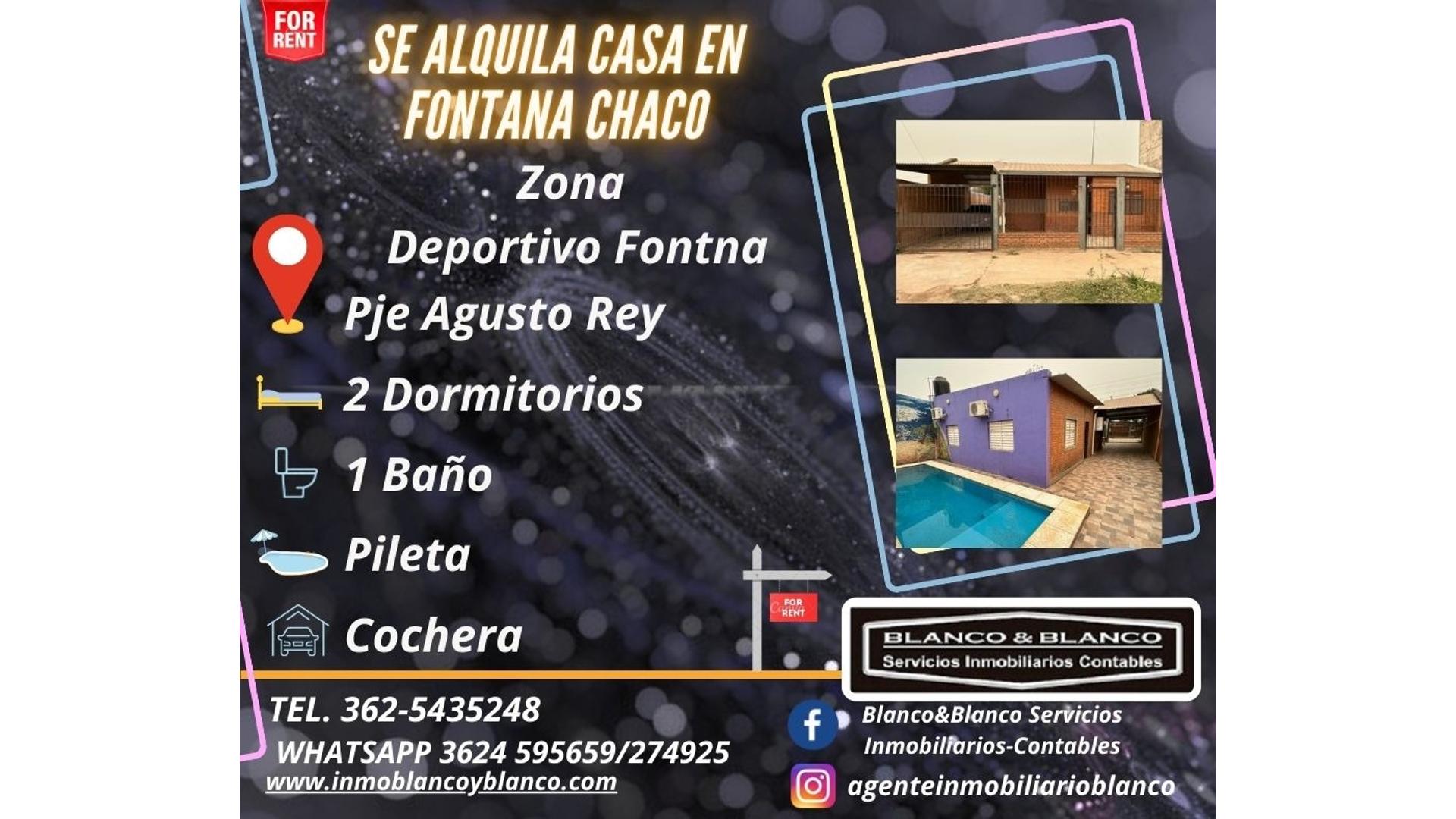 #5376714 | Alquiler | Casa | Fontana (Blanco & Blanco  Servicios Inmobiliarios)