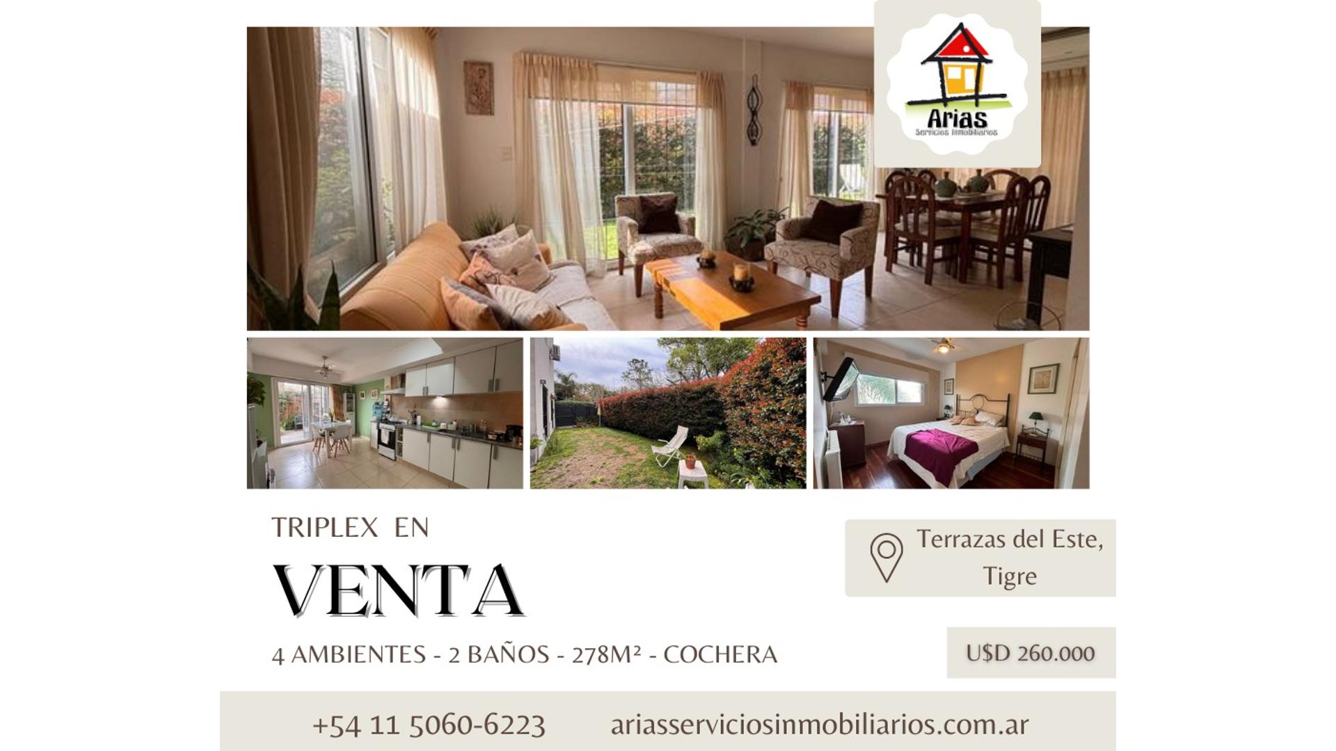 #5375268 | Venta | PH | Tigre (Arias Servicios Inmobiliarios)