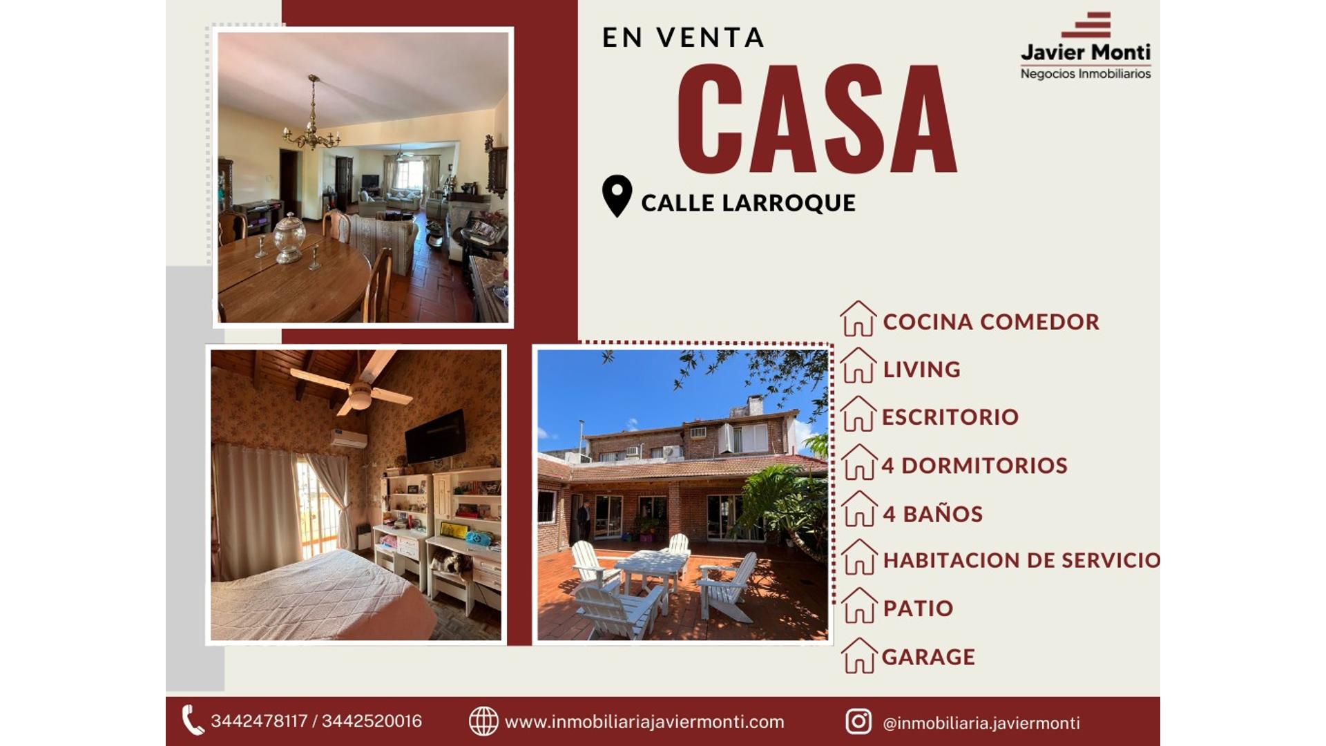 #5397205 | Venta | Casa | Concepcion Del Uruguay (Javier Monti)