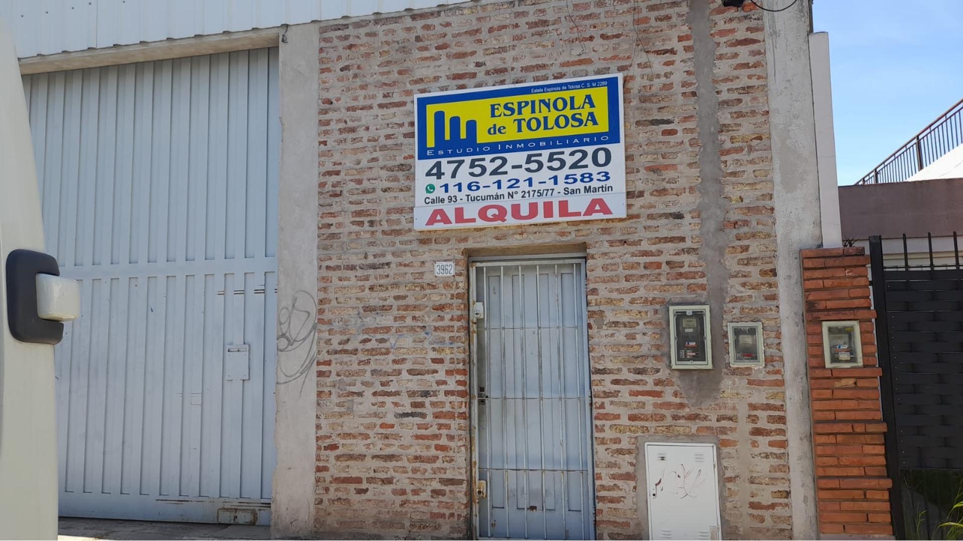 #5405234 | Rental | Warehouse | General San Martin (Espinola De Tolosa)