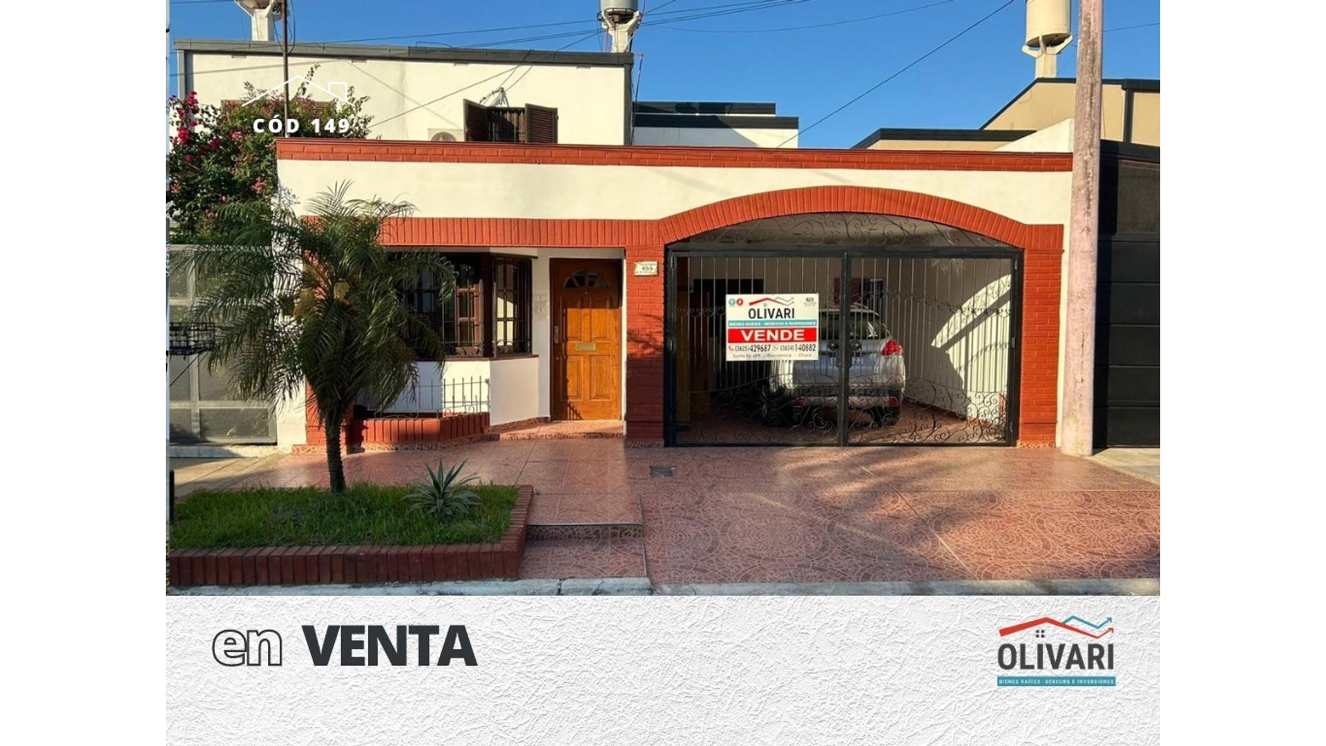 #5402277 | Venta | Casa | Resistencia (Olivari Bienes raíces, derecho e inversiones)