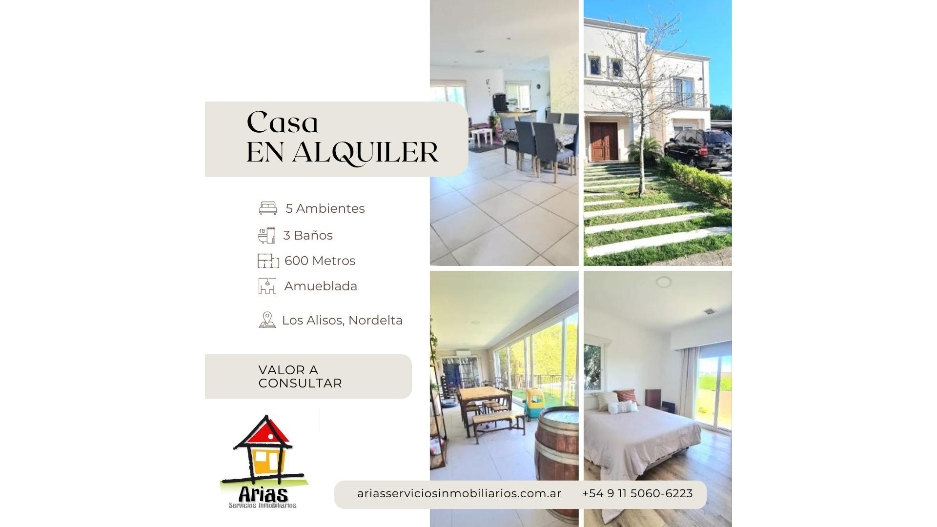 #5408187 | Alquiler Temporal | Casa | Tigre (Arias Servicios Inmobiliarios)