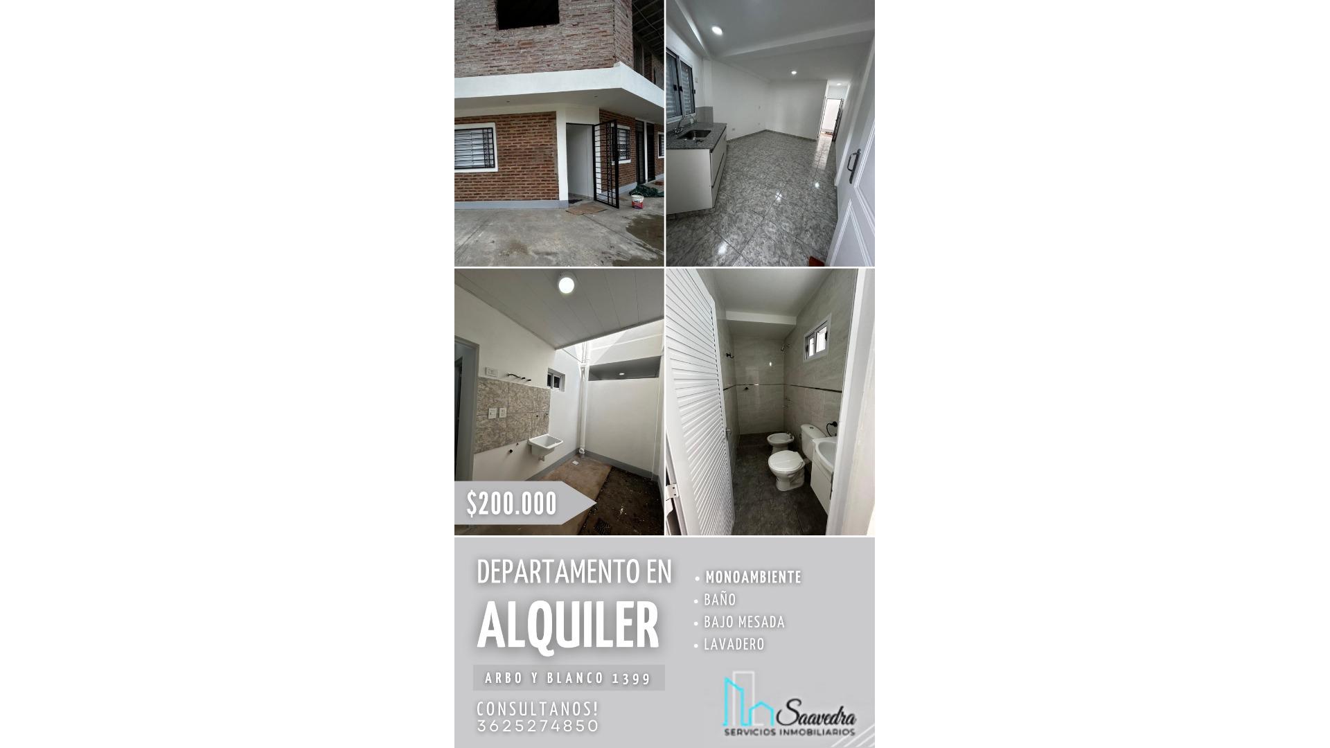 #5410716 | Alquiler | Departamento | Resistencia (Saavedra Servicios Inmobiliarios)