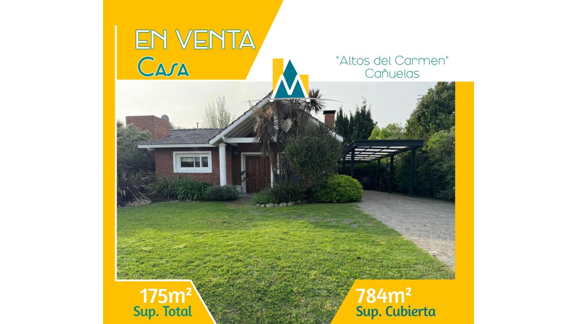 #5412101 | Venta | Casa | Cañuelas (Marcela Miranda Inmobiliaria)