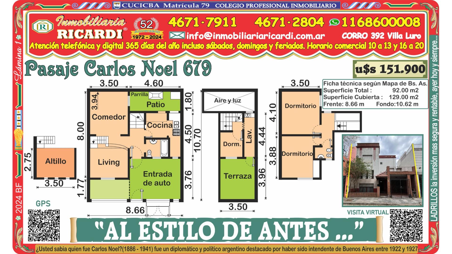 #5425797 | Venta | Casa | Liniers (Inmobiliaria Ricardi)