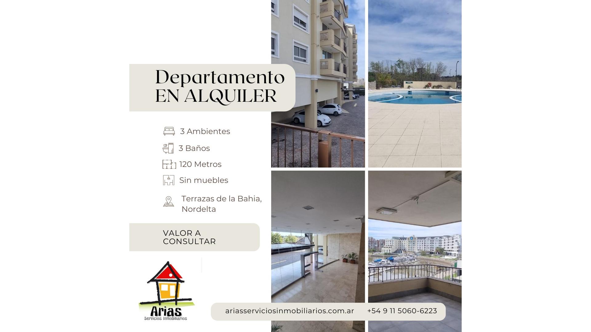 #5427801 | Alquiler | Departamento | Tigre (Arias Servicios Inmobiliarios)