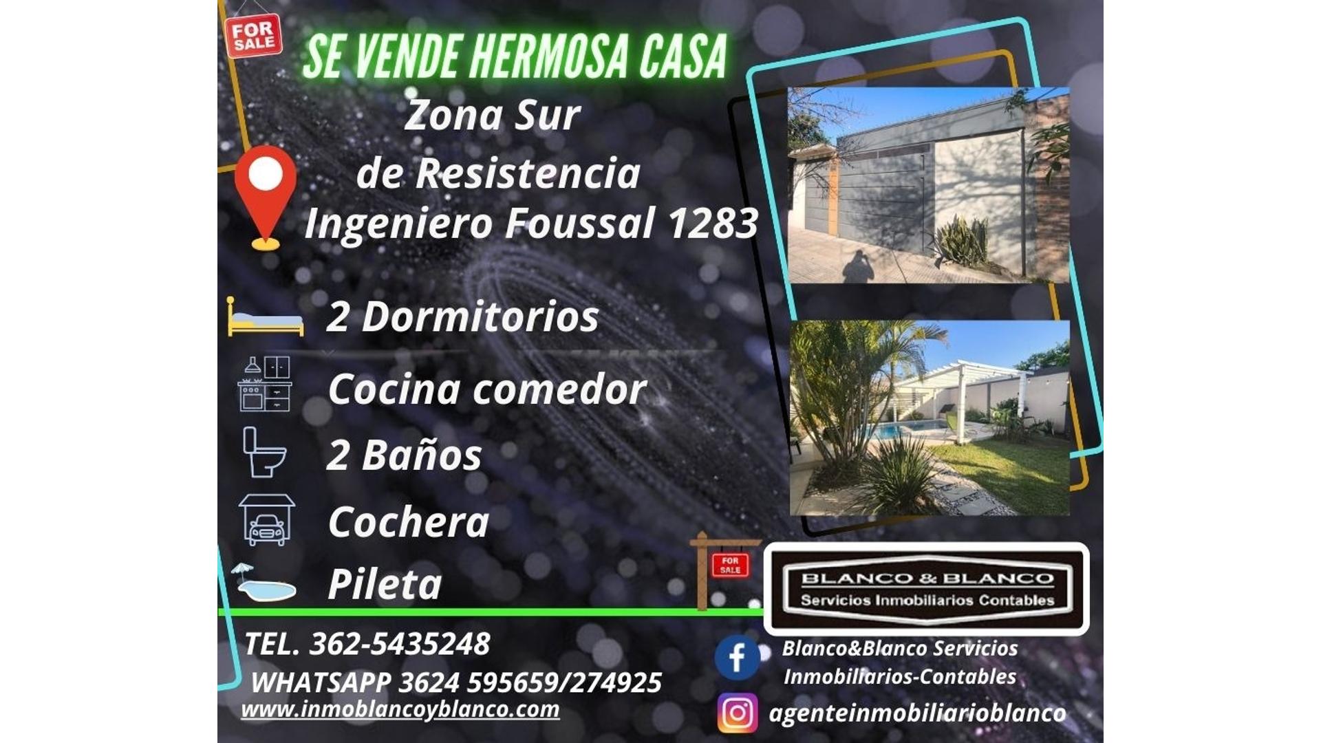 #5428509 | Sale | House | Resistencia (Blanco & Blanco  Servicios Inmobiliarios)