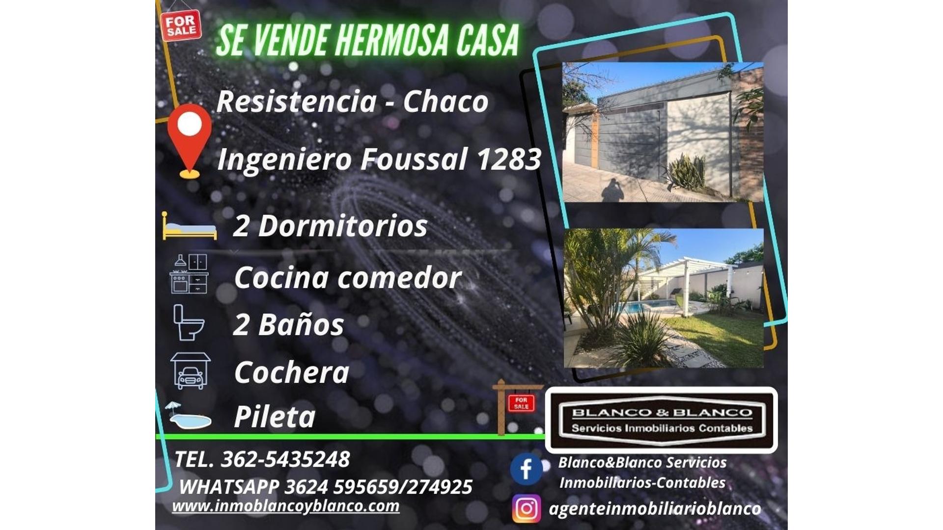 #5428509 | Venta | Casa | Resistencia (Blanco & Blanco  Servicios Inmobiliarios)