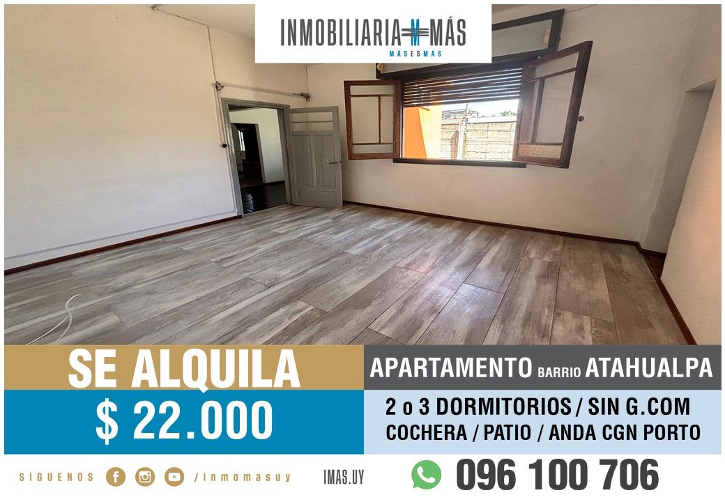 #5502744 | Alquiler | PH | Montevideo (Inmobiliaria MAS)