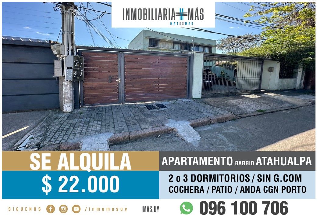 #5502745 | Alquiler | PH | Montevideo (Inmobiliaria MAS)