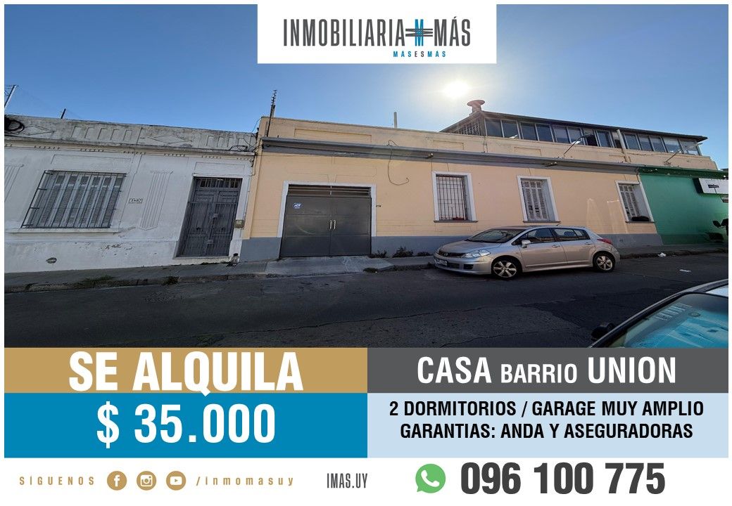 #5498436 | Alquiler | Casa | Montevideo (Inmobiliaria MAS)