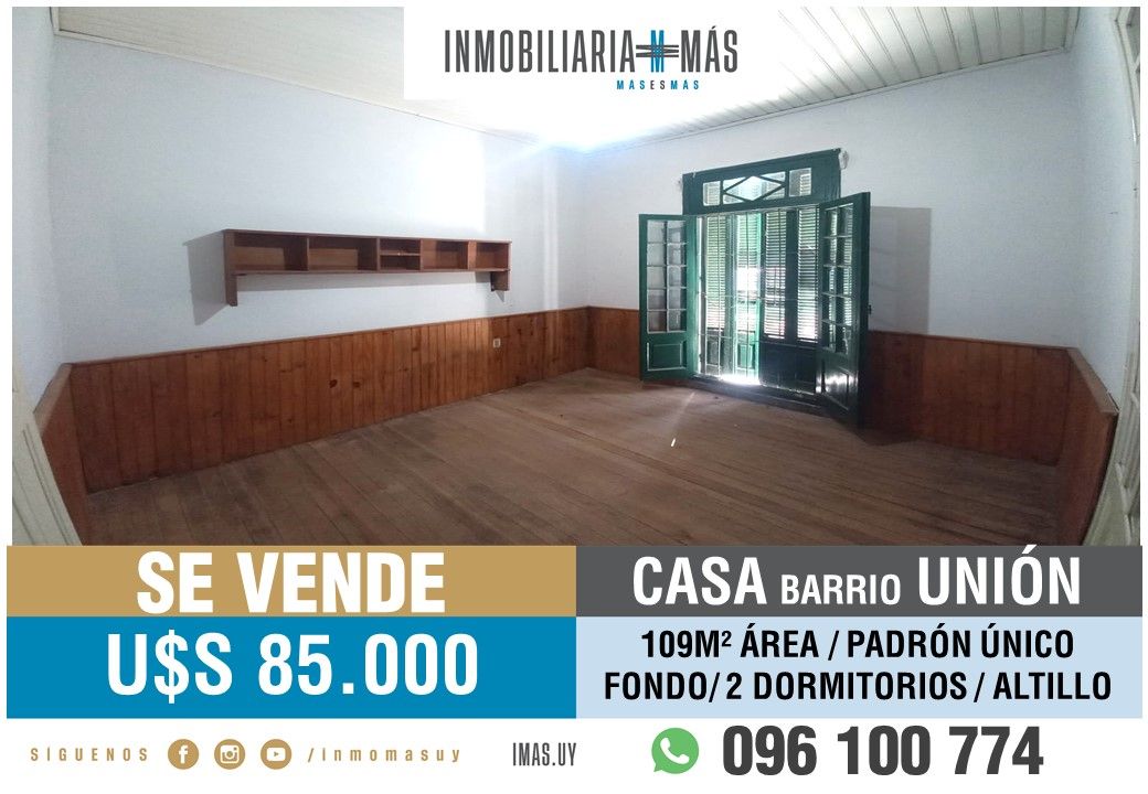 #5498438 | Venta | Casa | Montevideo (Inmobiliaria MAS)