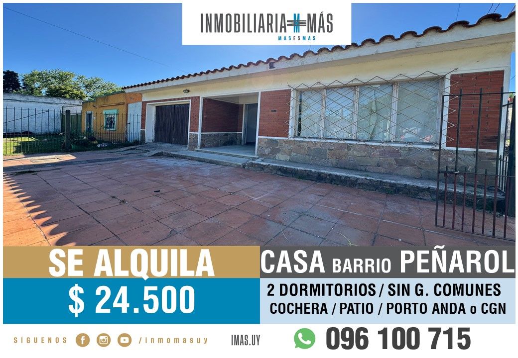 #5493176 | Alquiler | PH | Montevideo (Inmobiliaria MAS)