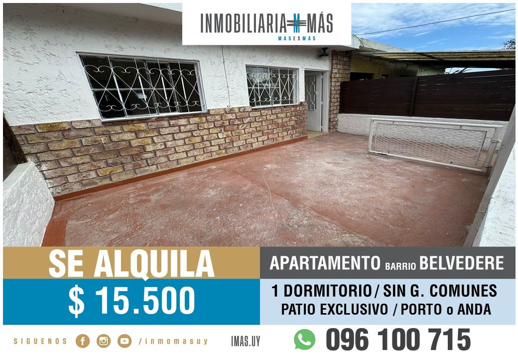 #5502748 | Alquiler | Departamento | Montevideo (Inmobiliaria MAS)