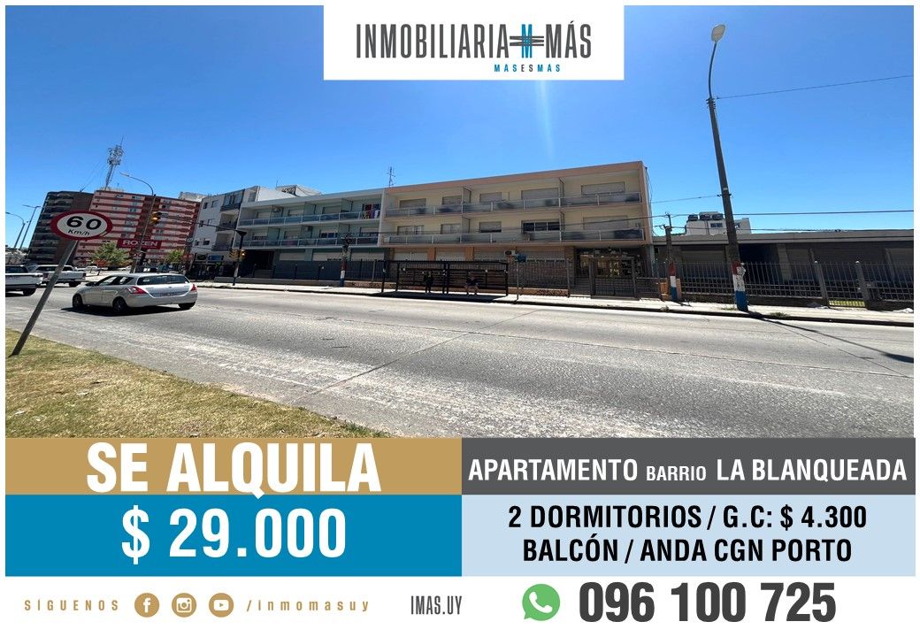 #5498147 | Alquiler | Departamento | Montevideo (Inmobiliaria MAS)