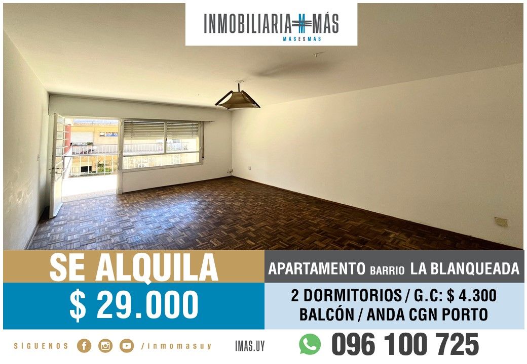 #5498148 | Alquiler | Departamento | Montevideo (Inmobiliaria MAS)