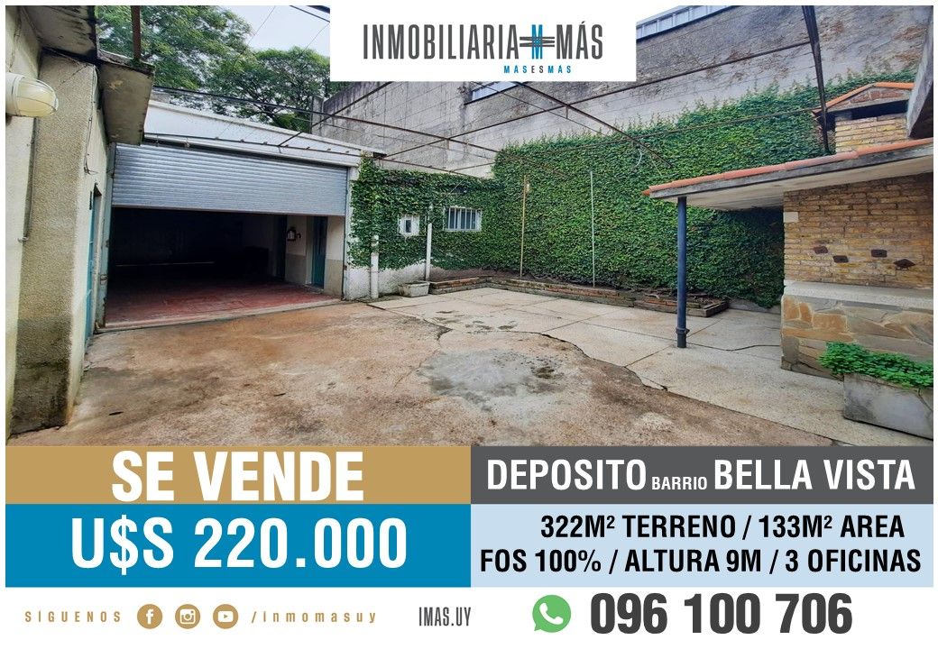 #3094503 | Venta | Galpón / Depósito / Bodega | Montevideo (Inmobiliaria MAS)
