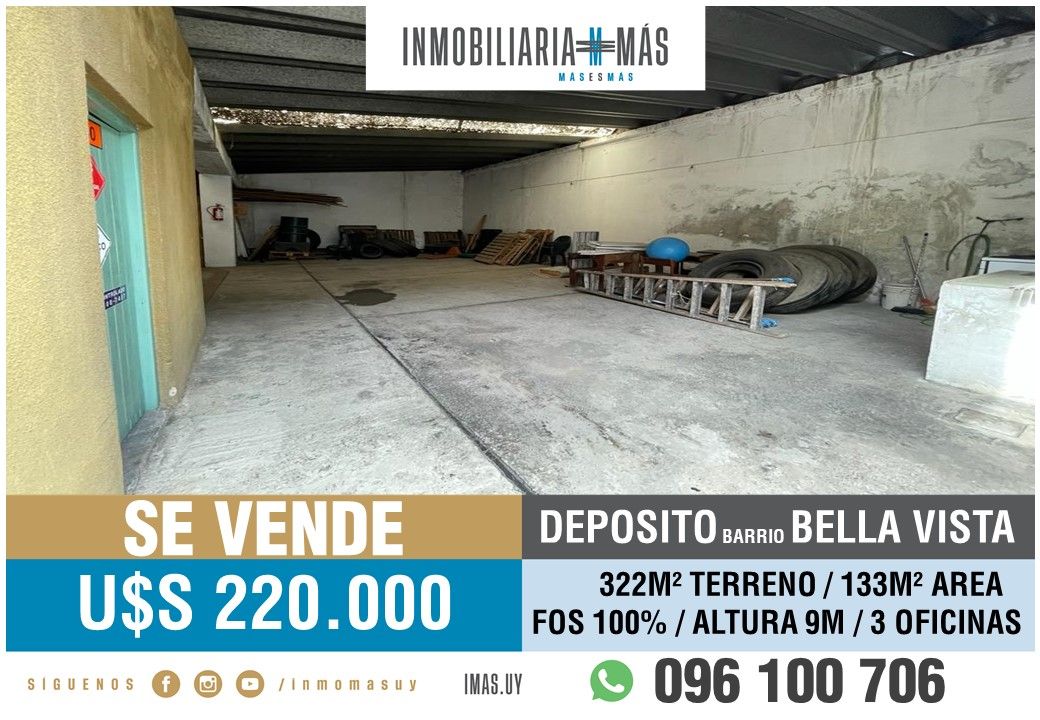 #3094504 | Venta | Galpón / Depósito / Bodega | Montevideo (Inmobiliaria MAS)