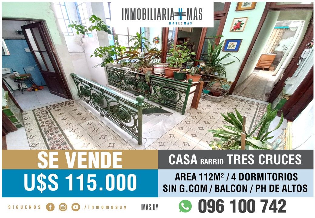 #3446897 | Venta | PH | Montevideo (Inmobiliaria MAS)